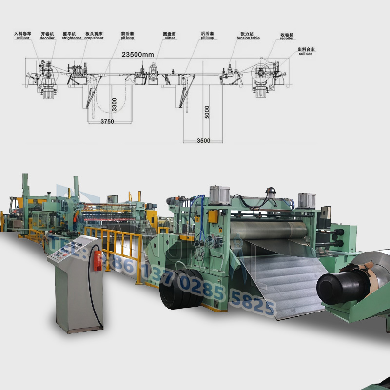 Kiire terasrulli lõikamismasin