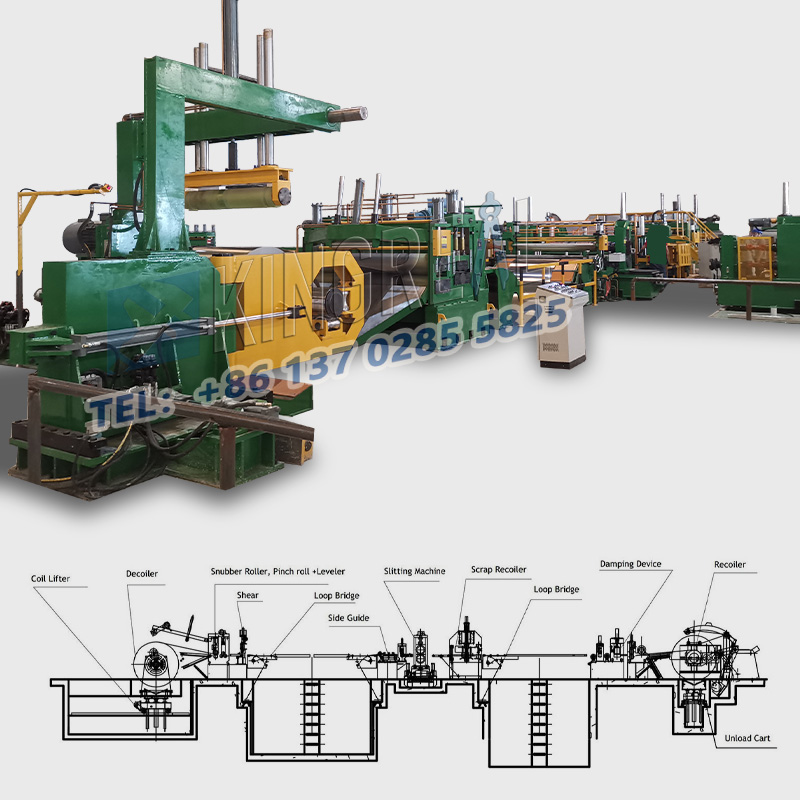 Roostevabast terasest rullide lõikamismasin